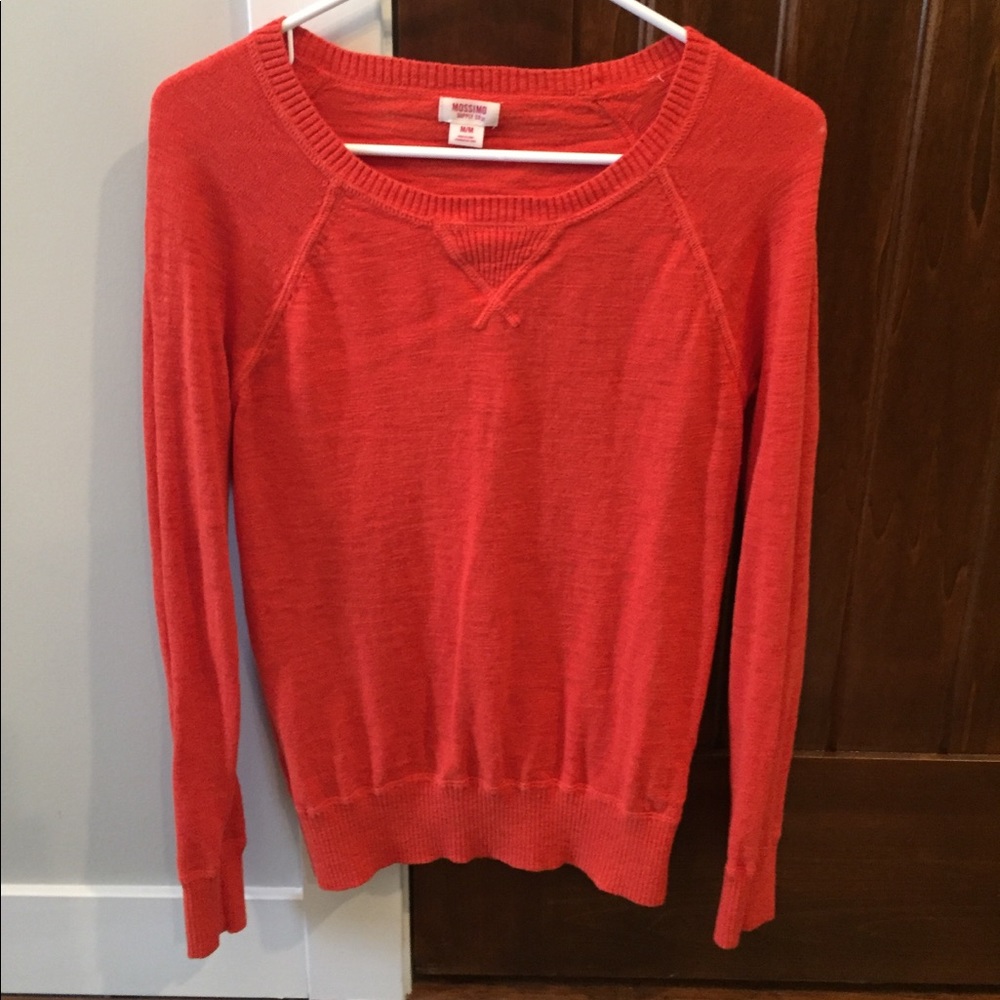 Mossimo Orange Light Sweater